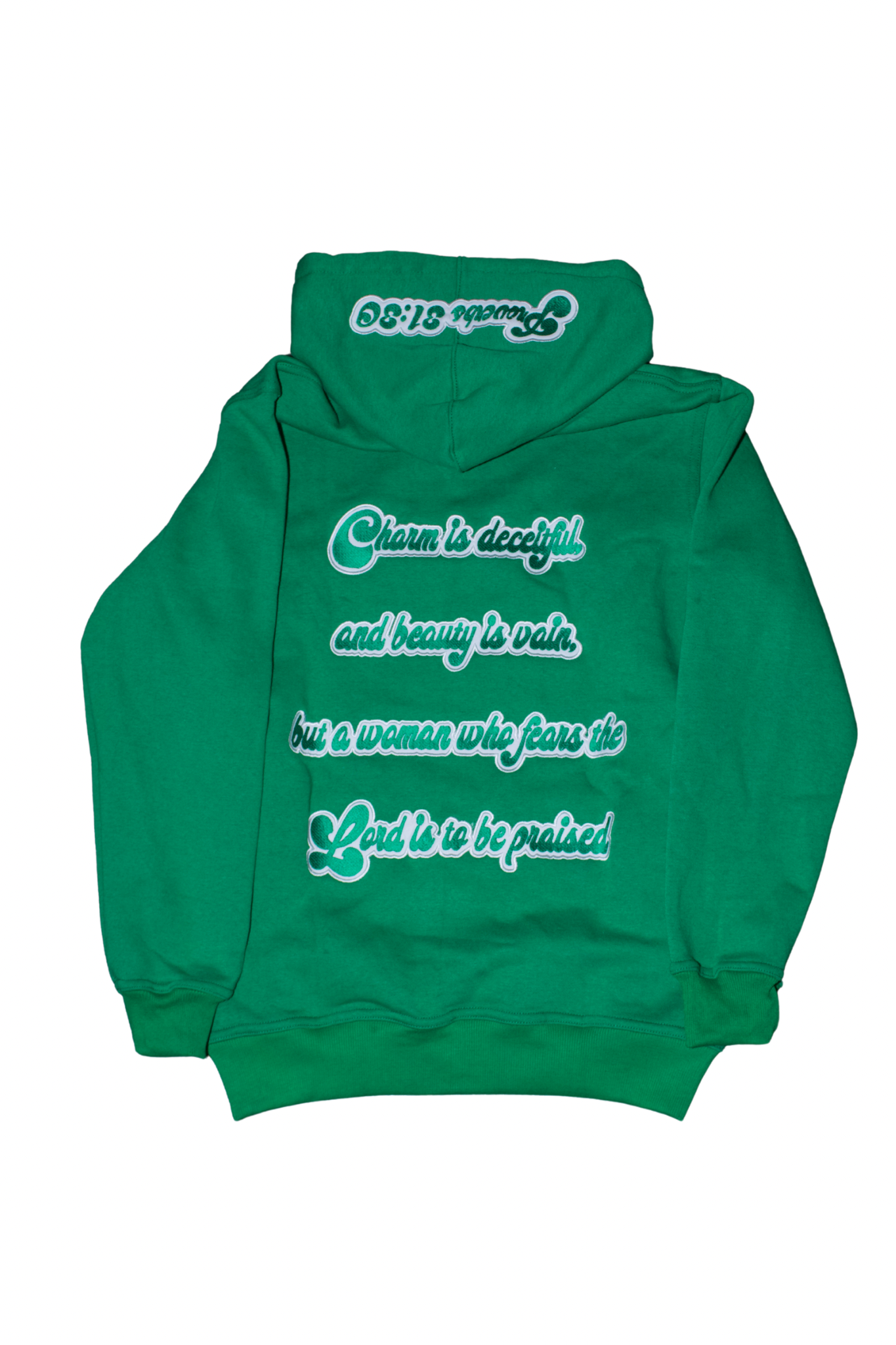 Grateful in Green Hoodie