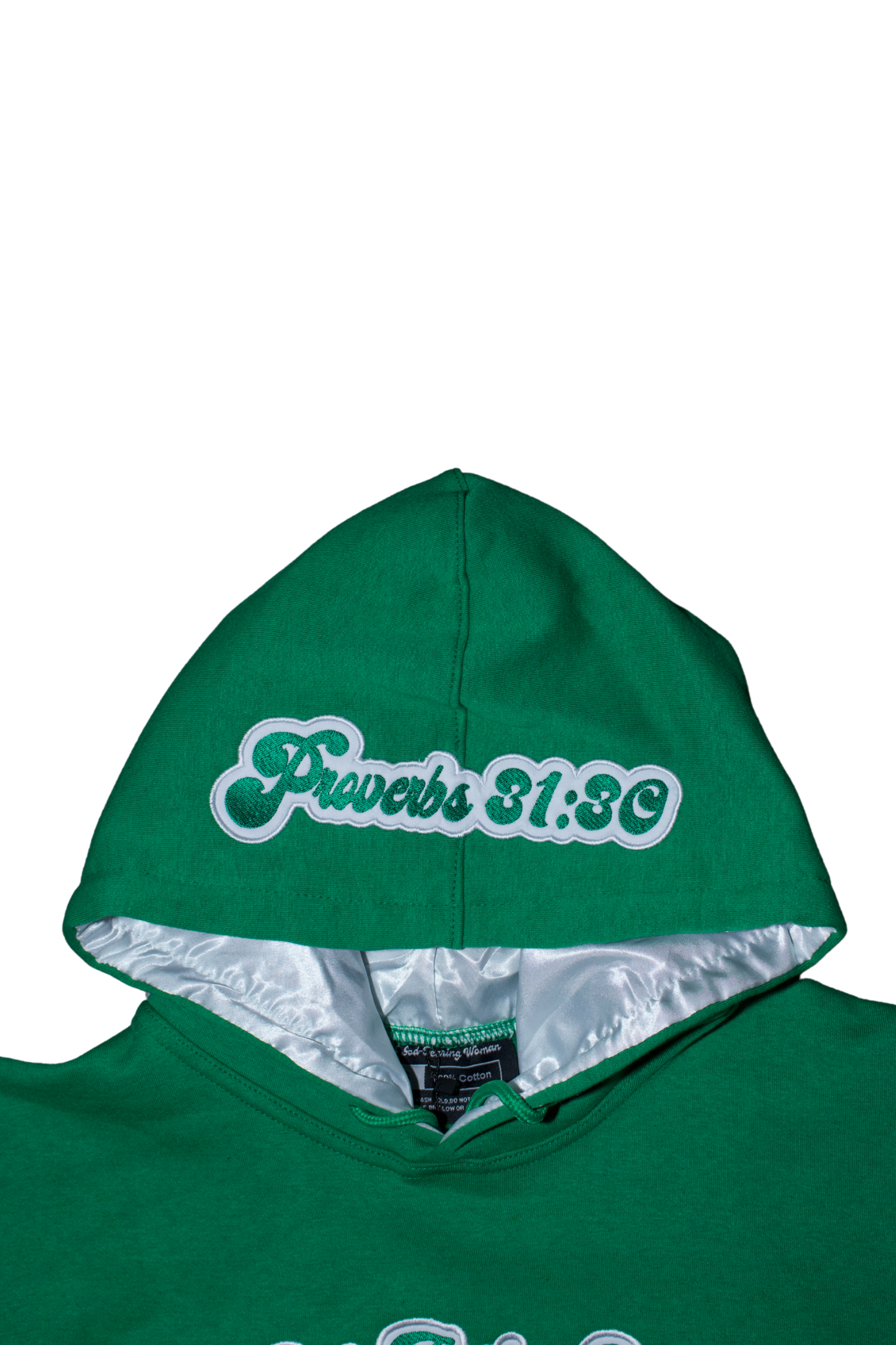 Grateful in Green Hoodie